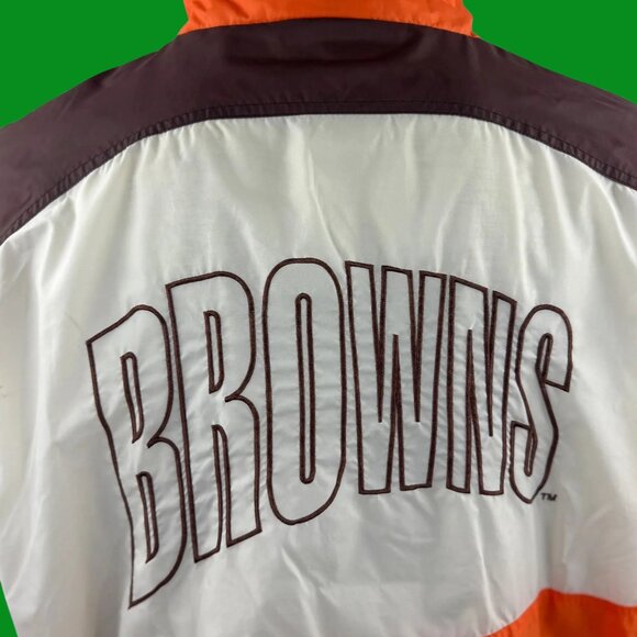 VTG NFL Apex One Pro Line Stitched Cleveland Browns Windbreaker - Picture 8 of 10